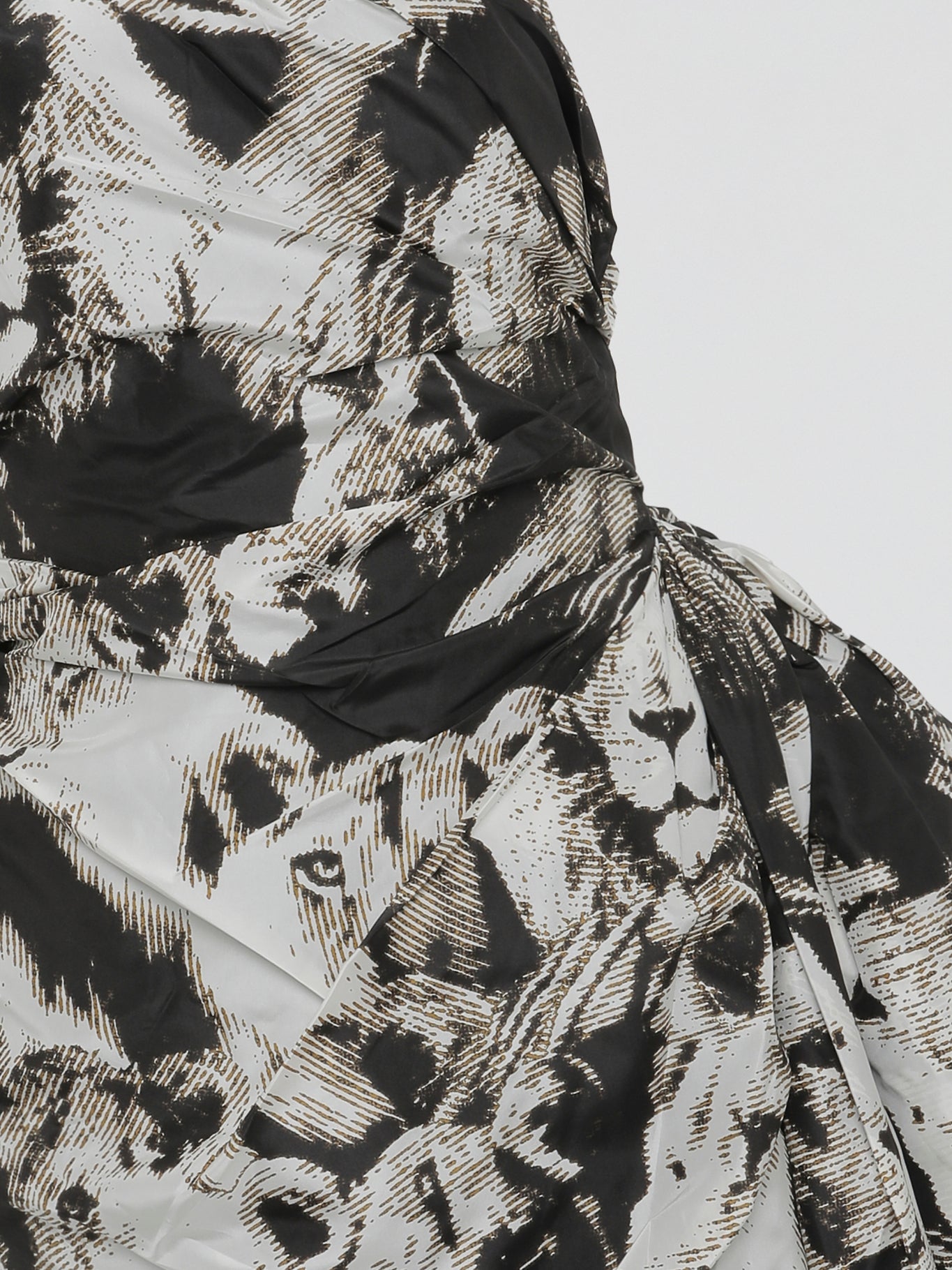 Animal Print Asymmetrical Dress Maison-B-More Global Store Animal Print Asymmetrical Dress Maison-B-More Global Store