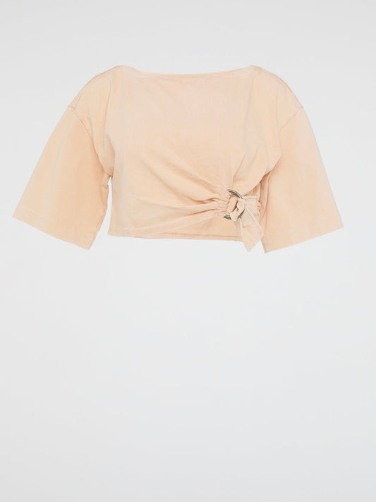 Made for the daring fashionistas, the Pastel Crop Top by Roberto Cavalli is a delightful harmony of elegance and playfulness. Its soft pastel hues gracefully dance on sumptuous silk, while the asymmetrical hemline adds an unexpected twist. Combining comfort and sophistication, this statement piece promises to turn heads and unleash your inner fashion visionary.