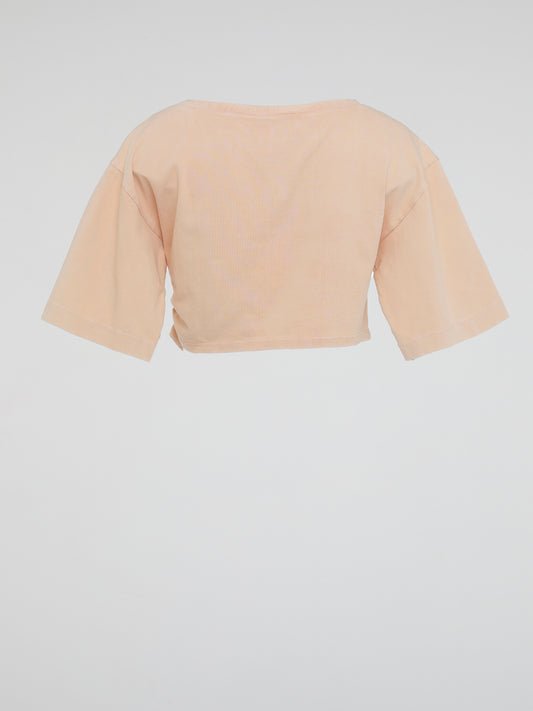 Made for the daring fashionistas, the Pastel Crop Top by Roberto Cavalli is a delightful harmony of elegance and playfulness. Its soft pastel hues gracefully dance on sumptuous silk, while the asymmetrical hemline adds an unexpected twist. Combining comfort and sophistication, this statement piece promises to turn heads and unleash your inner fashion visionary.