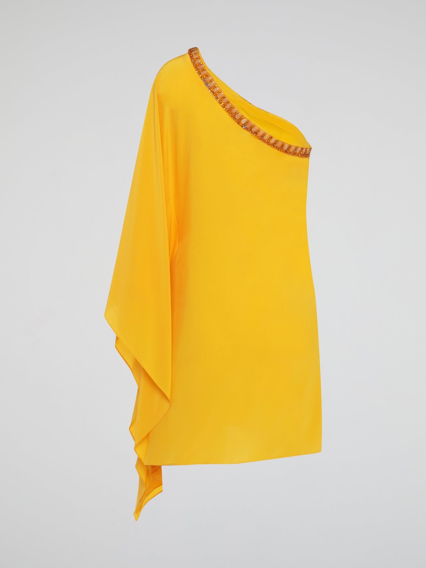 Yellow Asymmetrical Studded Dress Maison-B-More Global Store Yellow Asymmetrical Studded Dress Maison-B-More Global Store
