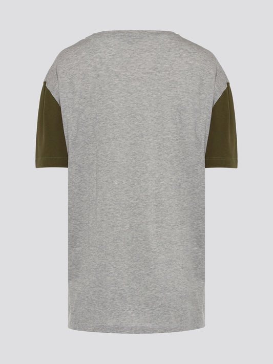 Elevate your casual wardrobe with the sleek and sophisticated Grey Logo Print V-Neck T-Shirt from Roberto Cavalli. Made from premium cotton for ultimate comfort and durability, this shirt features a bold logo print for a touch of luxury. Pair it with jeans for a stylish and effortlessly cool look that is sure to turn heads.