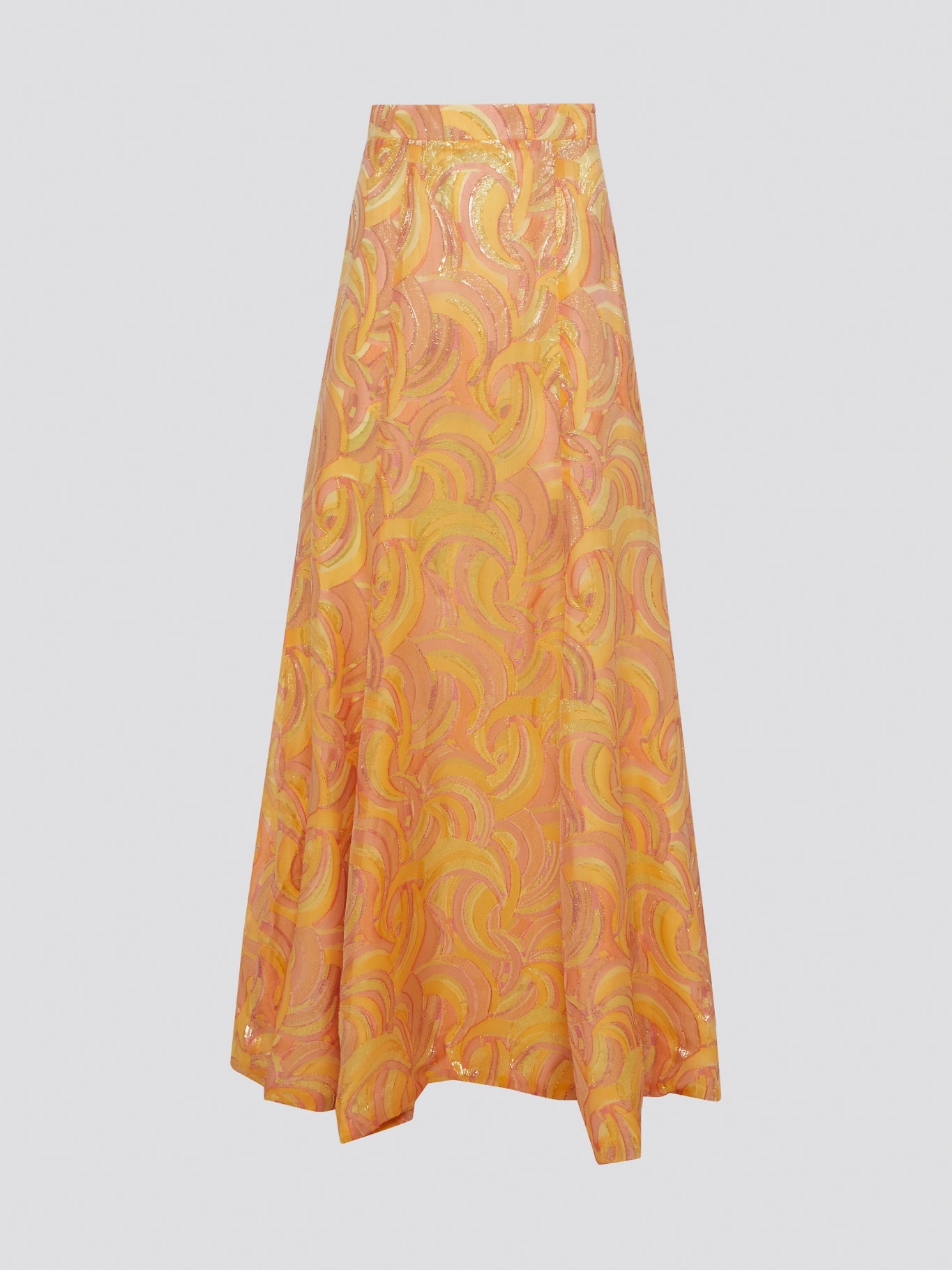 Make a statement with our Yellow Printed Maxi Skirt from Io Couture! The vibrant yellow hue combined with a fun, eye-catching print is sure to turn heads wherever you go. With its flowy silhouette and comfortable waistband, this skirt is perfect for both casual outings and special occasions. Elevate your wardrobe with this must-have piece from Io Couture!