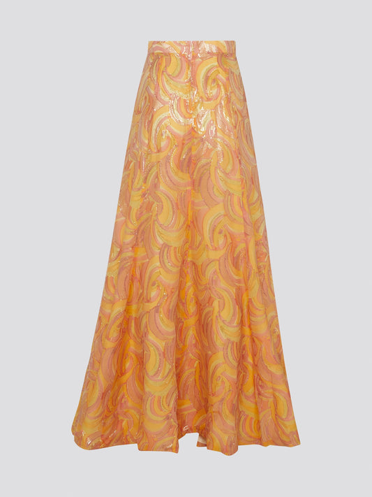 Make a statement with our Yellow Printed Maxi Skirt from Io Couture! The vibrant yellow hue combined with a fun, eye-catching print is sure to turn heads wherever you go. With its flowy silhouette and comfortable waistband, this skirt is perfect for both casual outings and special occasions. Elevate your wardrobe with this must-have piece from Io Couture!