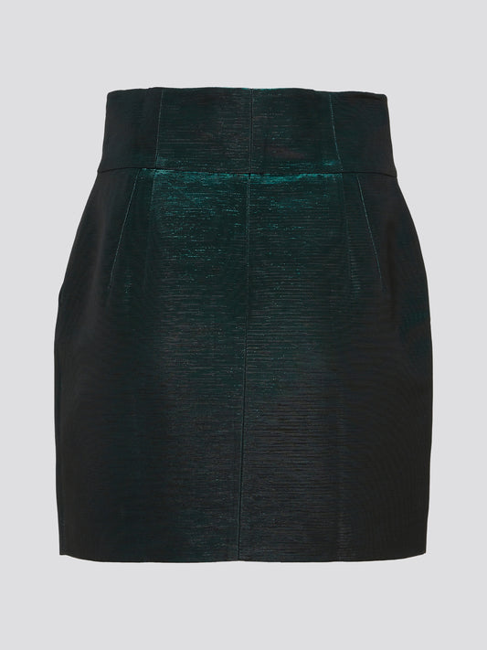 Elevate your wardrobe with the Green Zip Up Mini Skirt by Alexandre Vauthier, a stunning statement piece that combines sophistication with edge. Crafted from luxurious materials, this skirt features a sleek silhouette with a bold zipper detail that exudes confidence and style. Perfect for a night out on the town or a special event, this mini skirt will have you turning heads wherever you go.