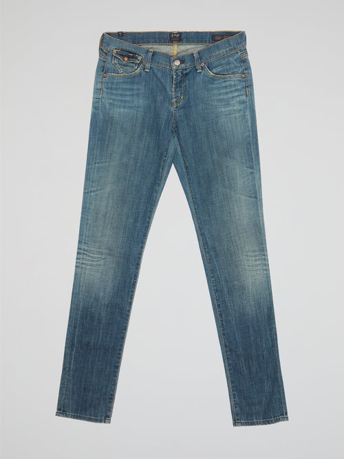 Step out in style with these bold and vibrant Blue Acid Wash Jeans from Citizens Of Humanity, designed to make a statement wherever you go. The unique acid wash finish gives each pair a one-of-a-kind look, ensuring you stand out from the crowd. Crafted with the brand's signature quality and attention to detail, these jeans are the perfect addition to your fashion-forward wardrobe.