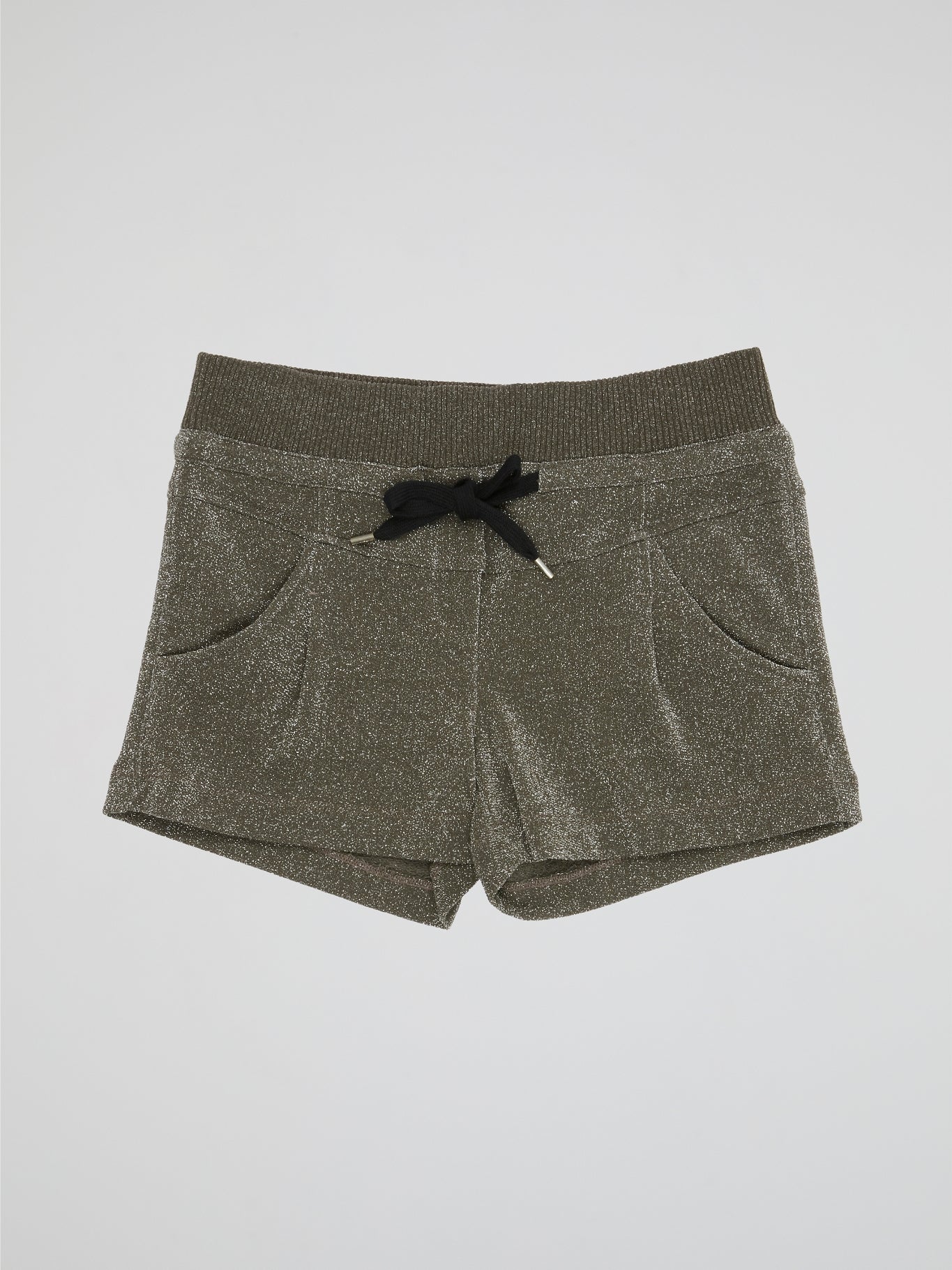 Add some sparkle to your wardrobe with our Glittered Drawstring Shorts from Atos Lombardini. These shimmering shorts are perfect for a night out on the town or a fun day at the beach. The drawstring waist offers a comfortable and adjustable fit, making them a versatile addition to your summer wardrobe.