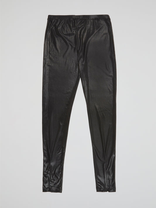 Step into style with Blugirl's black leather pants, perfect for those who want to make a bold fashion statement. Made with high-quality materials, these pants offer a sleek and edgy look that will turn heads wherever you go. Whether you dress them up with heels or keep it casual with sneakers, these leather pants are a versatile wardrobe staple.