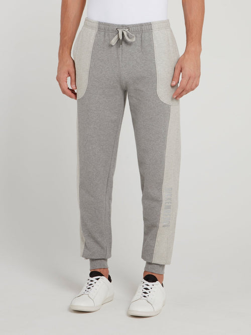 Grey Cotton Military Pants
