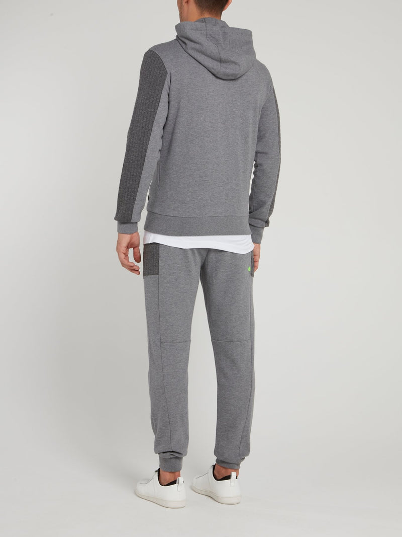 Grey Knitted Tracksuit