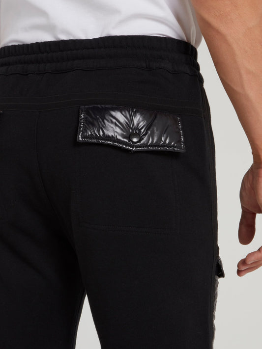 Черные спортивные брюки с карманами