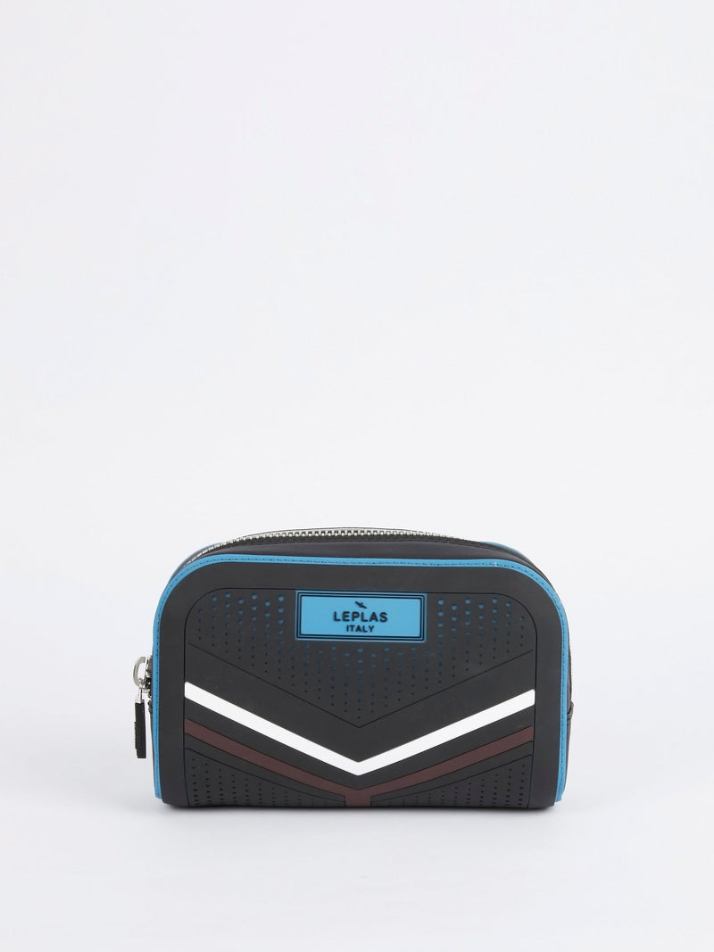 Black-Blue Kyros Sporty Pouch Bag