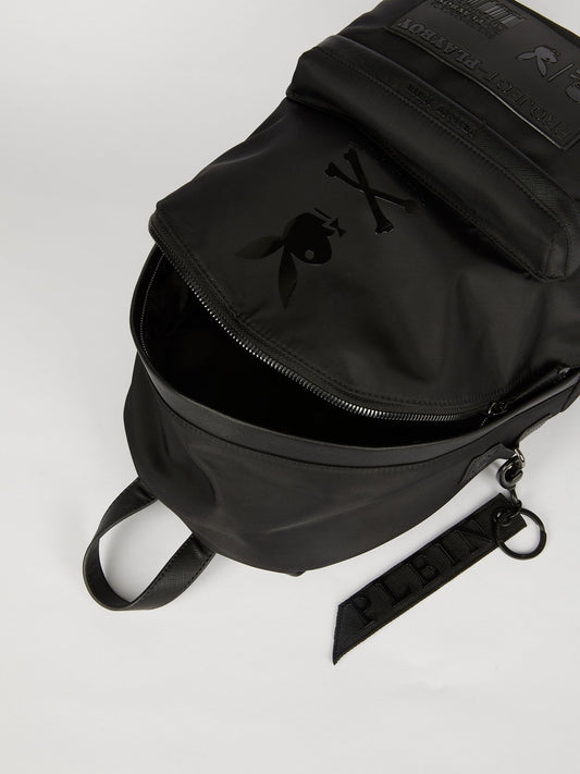 Черный рюкзак с логотипом Playboy