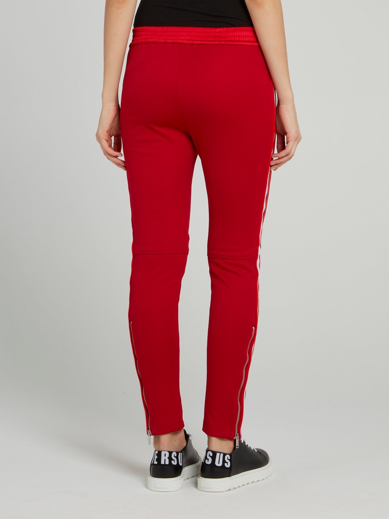 Red Side Stripe Active Trousers