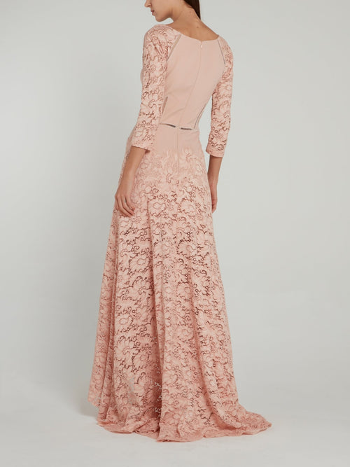 lace raglan sleeve dress TERESA Raglan Sleeve V-Neck Tulle Lace A-Line Wedding Dress