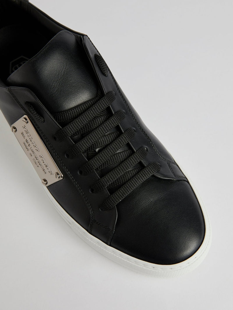 Черные кроссовки с логотипом Ferdy