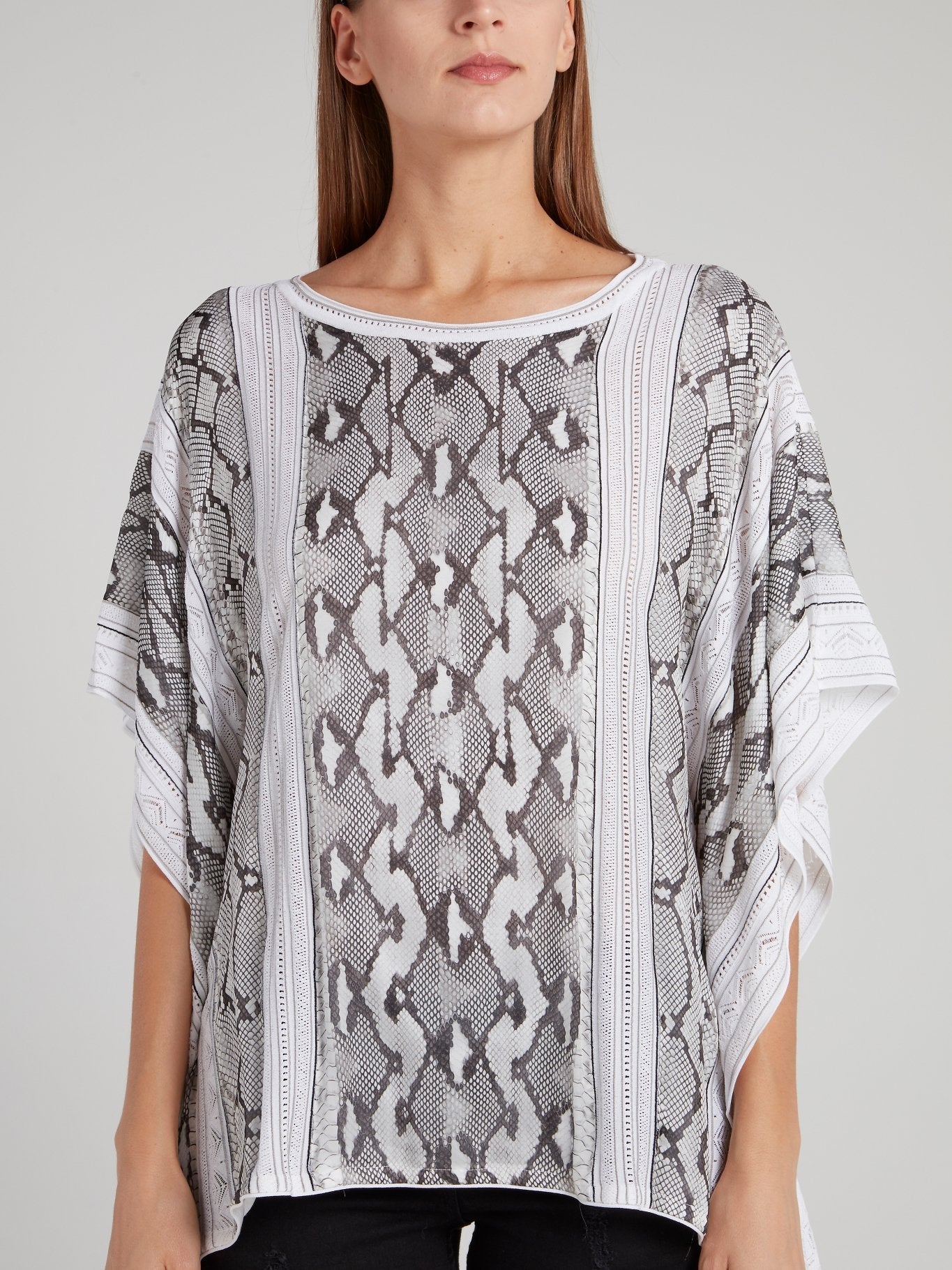 Snake Effect Square Top