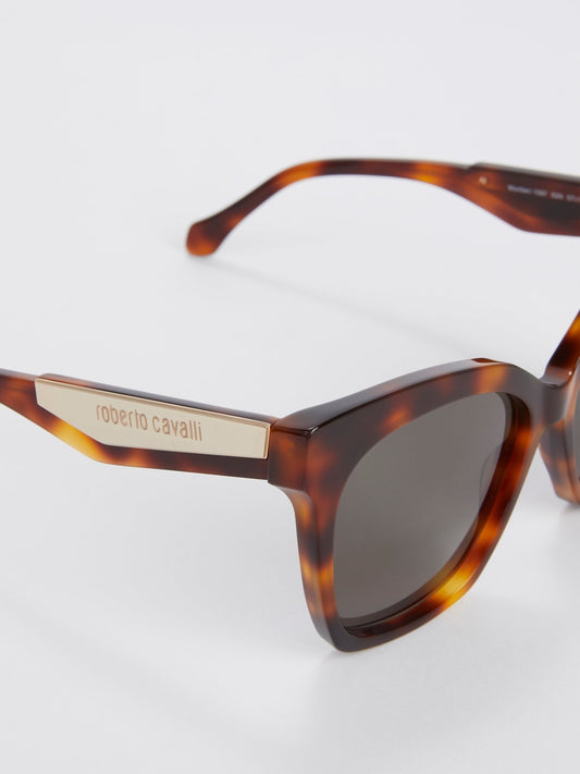 Солнцезащитные очки Havana с оливковыми линзами
