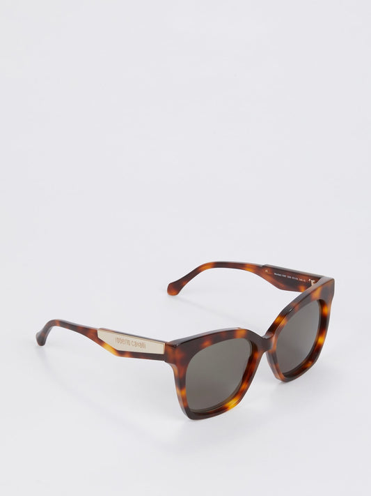 Солнцезащитные очки Havana с оливковыми линзами