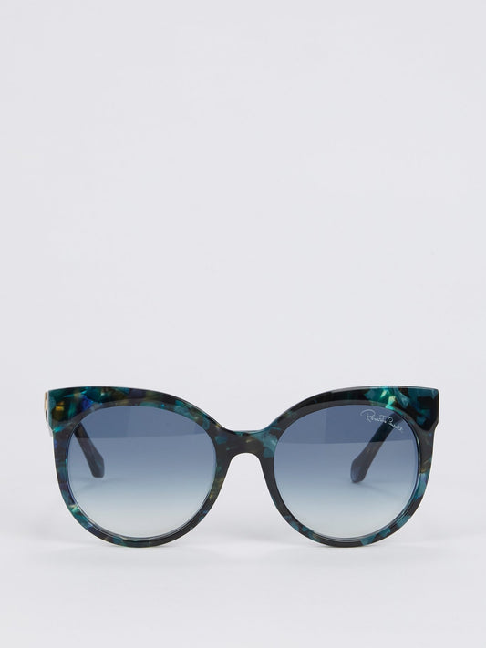 Blue Gradient Coloured Havana Sunglasses