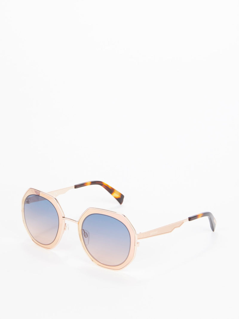 Солнцезащитные очки с синими градиентными линзами