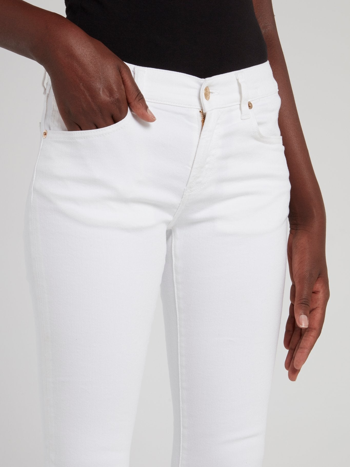 White Skinny Trousers