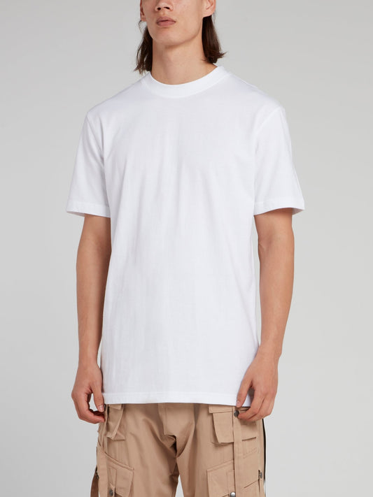 White Short Sleeve Crewneck T-Shirt