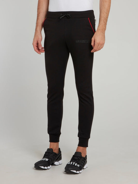 Black with Red Lining Track Pants