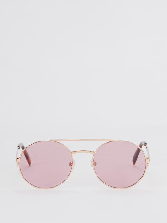 Bordeaux Lens Gold Frame Sunglasses