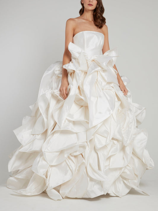 antonio riva wedding dress black and white Black and White Wedding Dresses