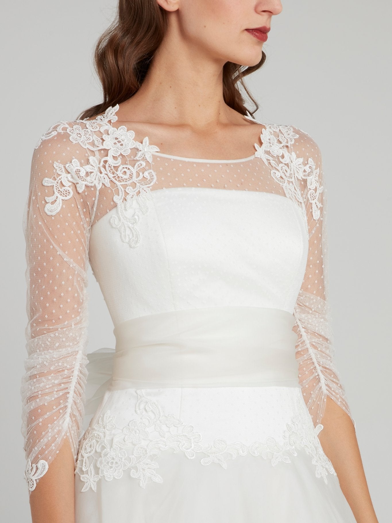 white sheer dress overlay Kenneth Cole Women's Crewneck Sheer Overlay Dress - Feather White