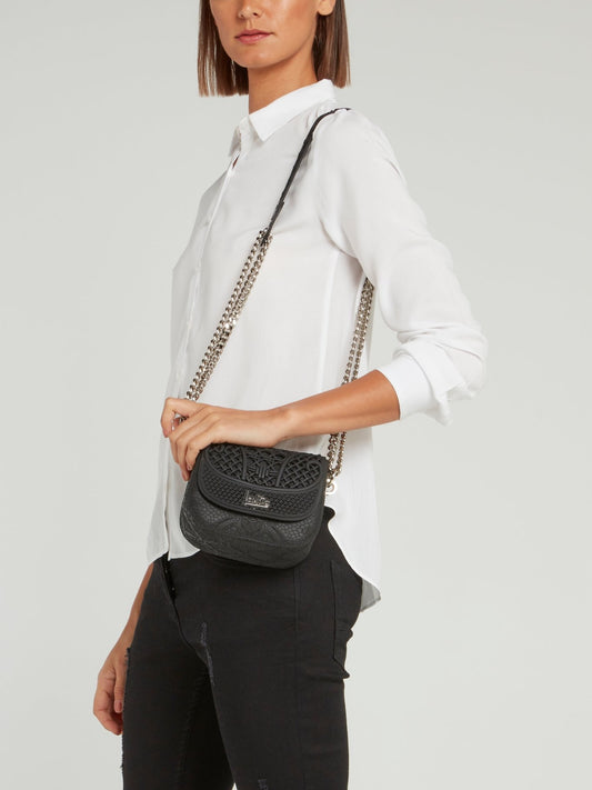 Black Mini Dafne Cesto Shoulder Bag