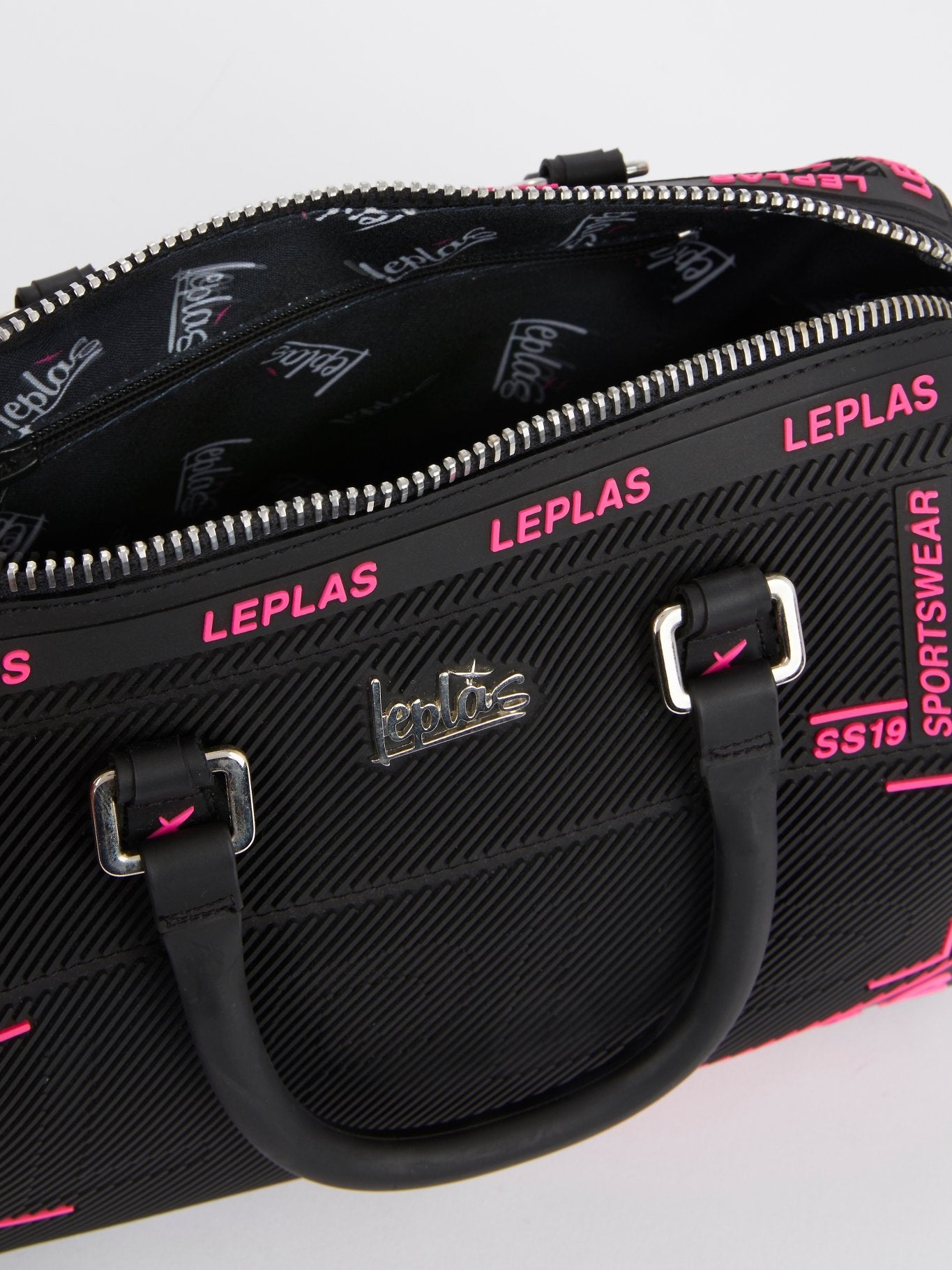 Black Medium Bauletto Sportswear Top Handle Bag