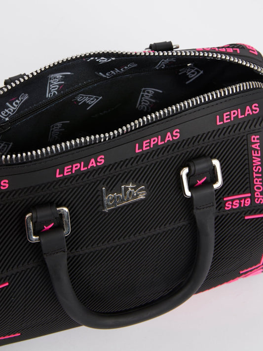 Black Medium Bauletto Sportswear Top Handle Bag