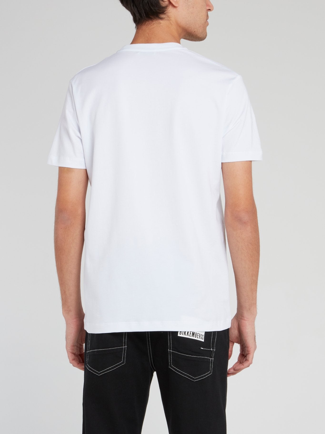 White Straight Fit Logo T-Shirt