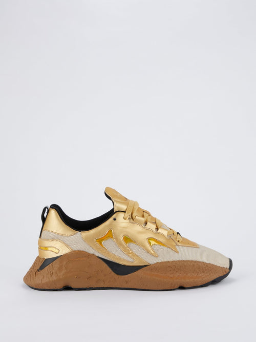 Gold Holographic Panel V1PER Sneakers