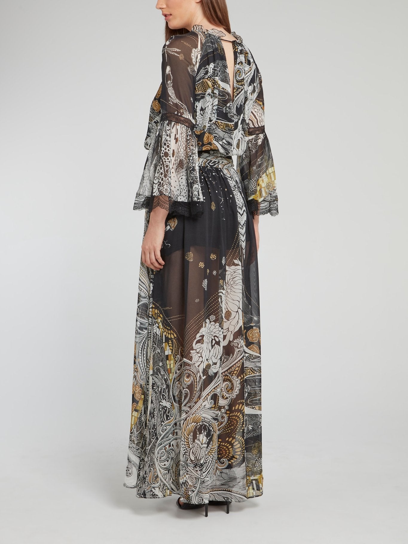 long sleeve peasant maxi dress Peasant Dresses