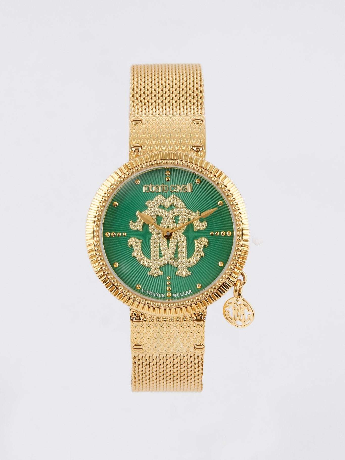 Roberto Cavalli by Franck Muller Gold Tone Watch
