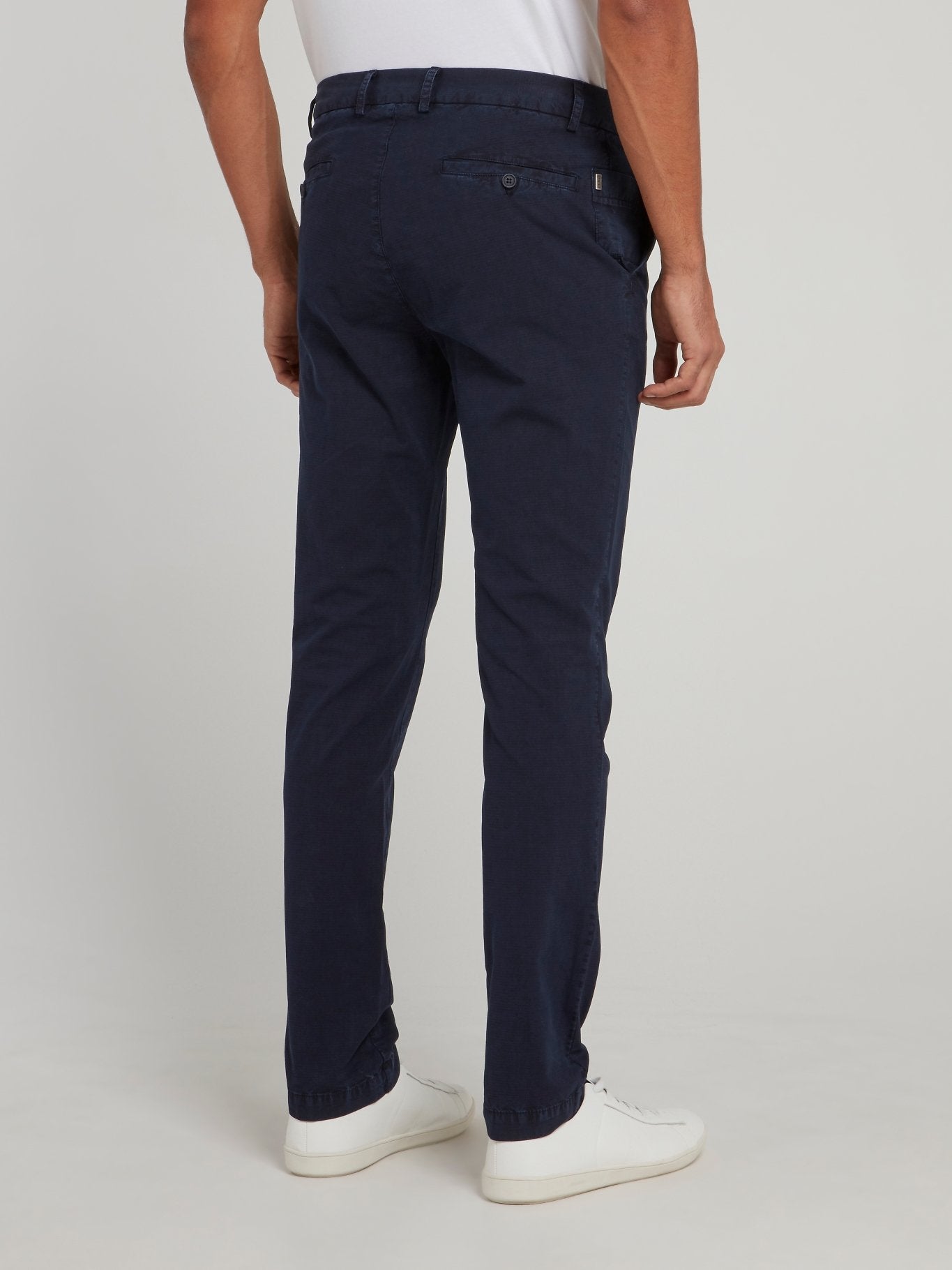 Navy Slim Fit Tailored Pants