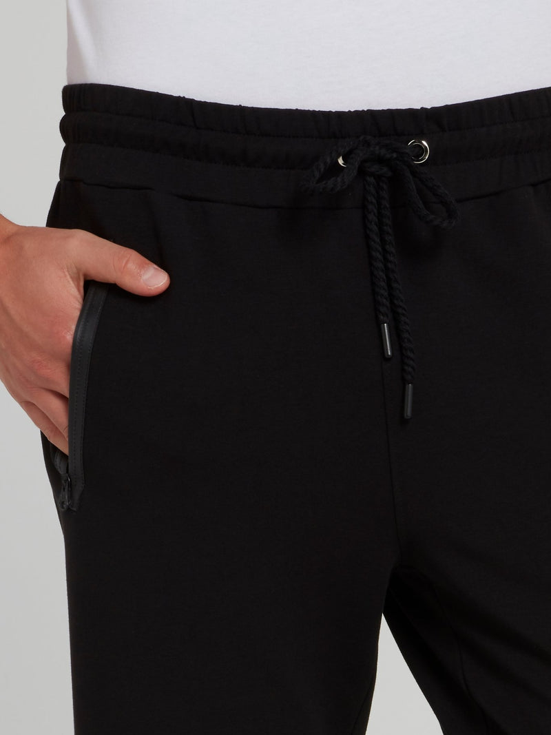 Черные спортивные брюки со шнурком Laver