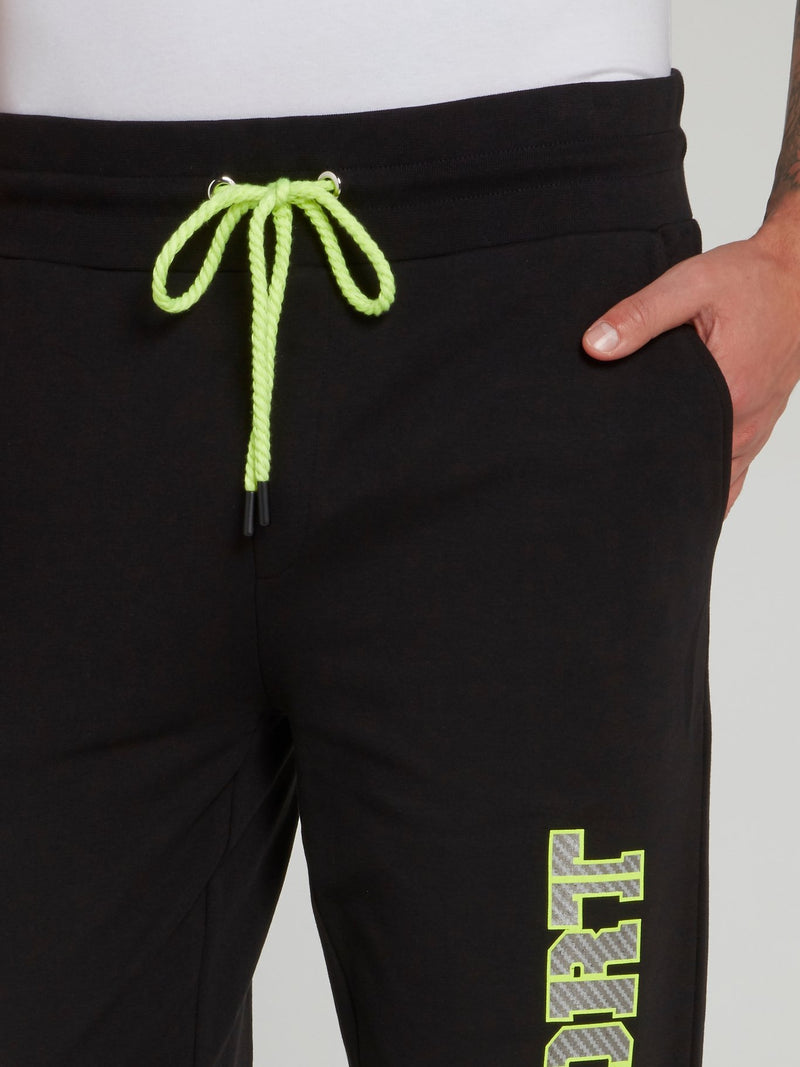 Richard Neon Green Panel Jogging Trousers