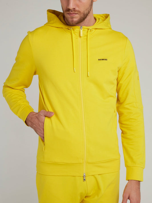 Yellow Rear Logo Jacket