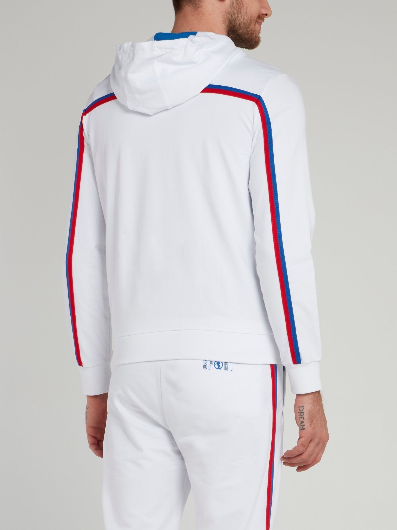 White Sport Icon Hooded Jacket