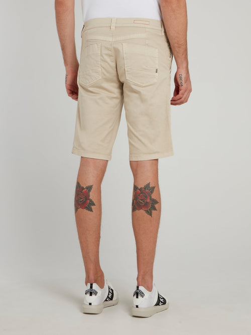 Beige Bermuda Shorts
