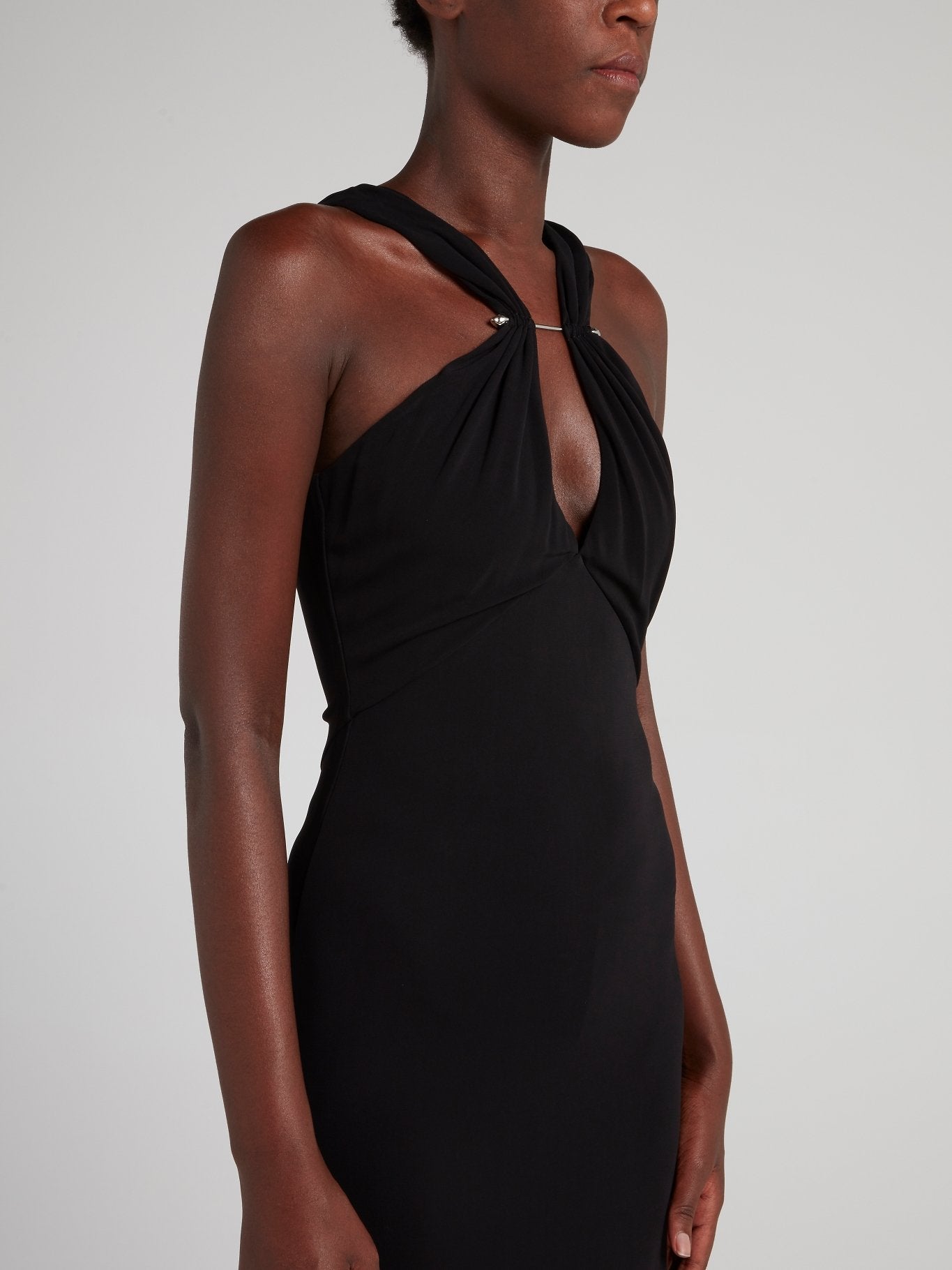 Black Embellished Evening Dress Maison-B-More Global Store Black Embellished Evening Dress Maison-B-More Global Store