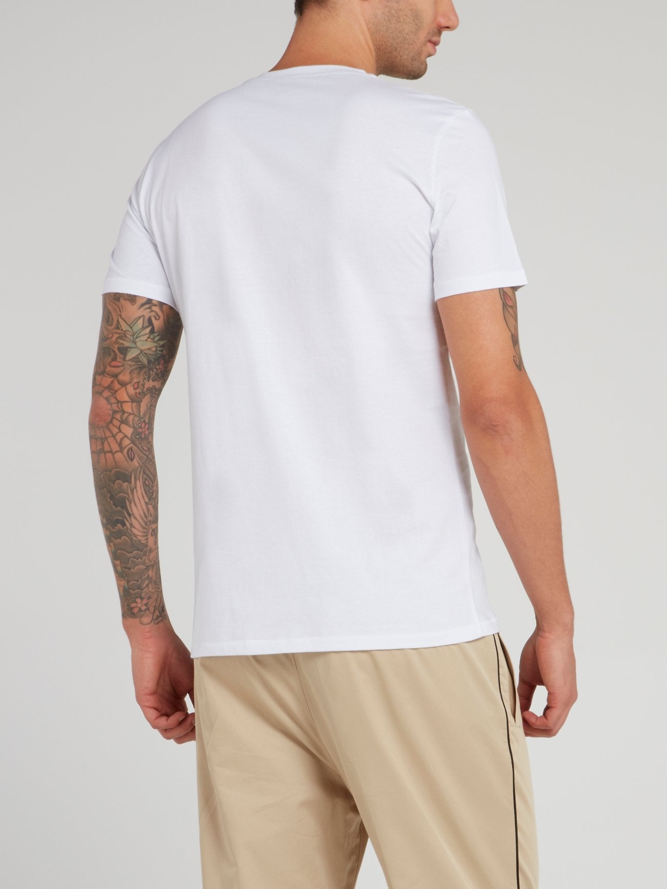 White Studded Tiger T-Shirt