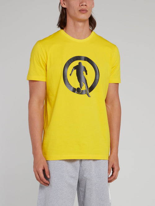 Yellow Sport Logo T-Shirt