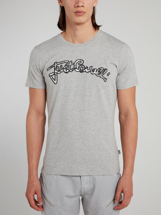 Grey Snake Logo T-Shirt