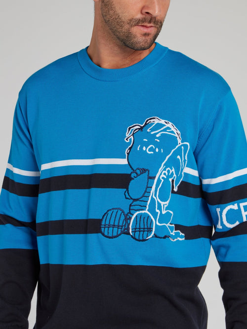 Charlie Brown Blue Knitted Sweater
