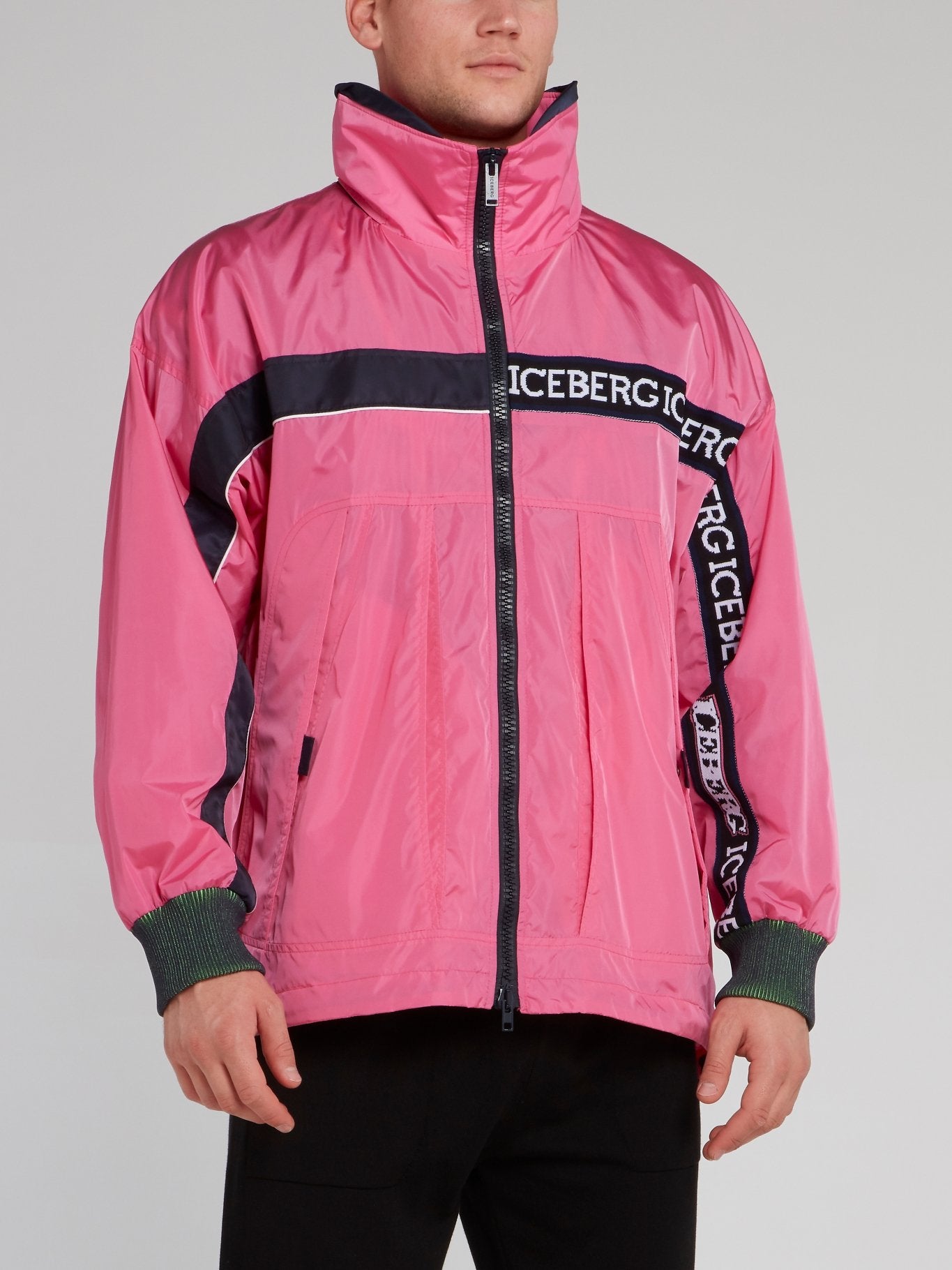 Pink Nylon Sports Jacket