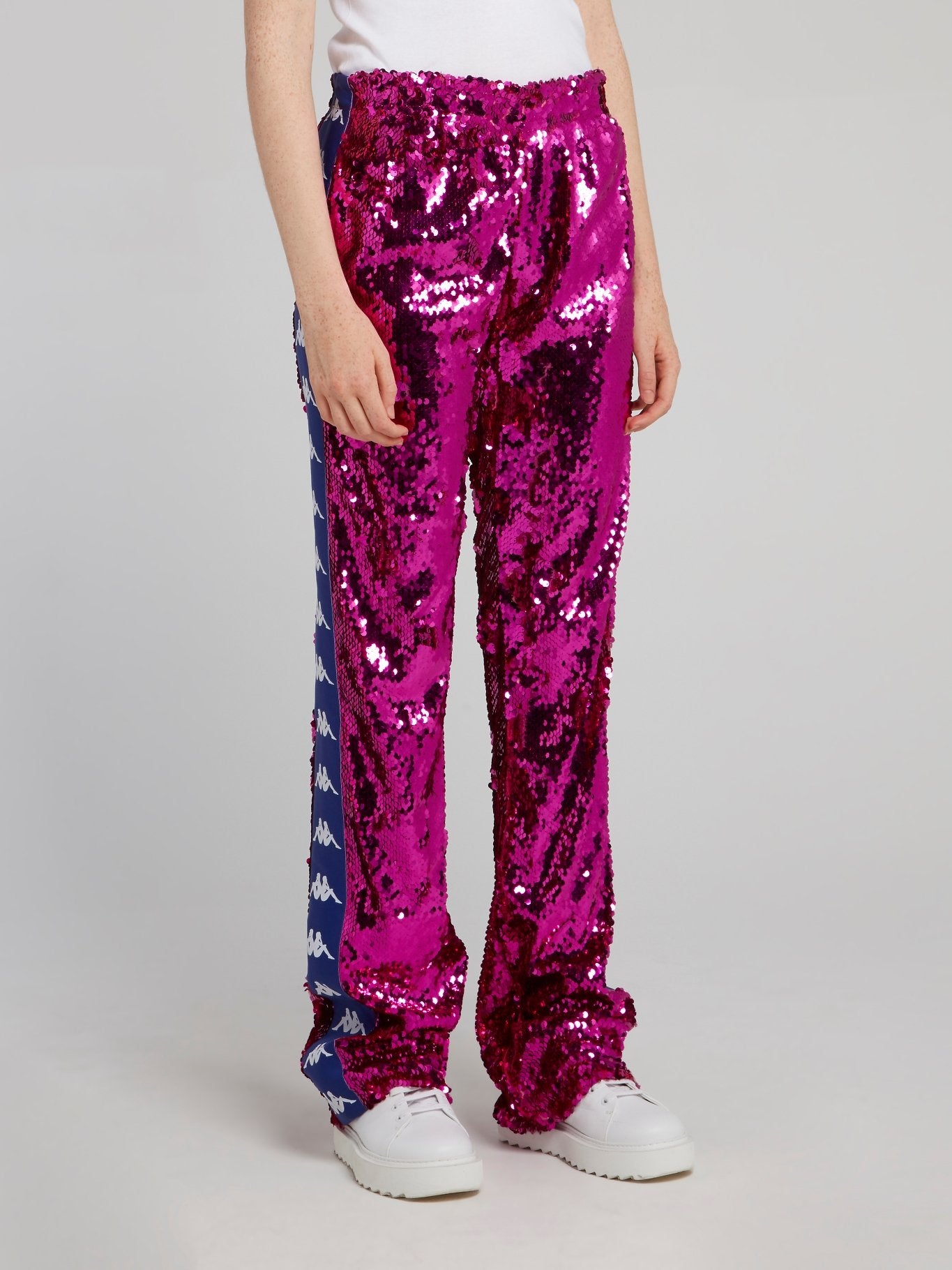 Kappa Purple Sequin Bootcut Pants – Maison-B-More Global Store
